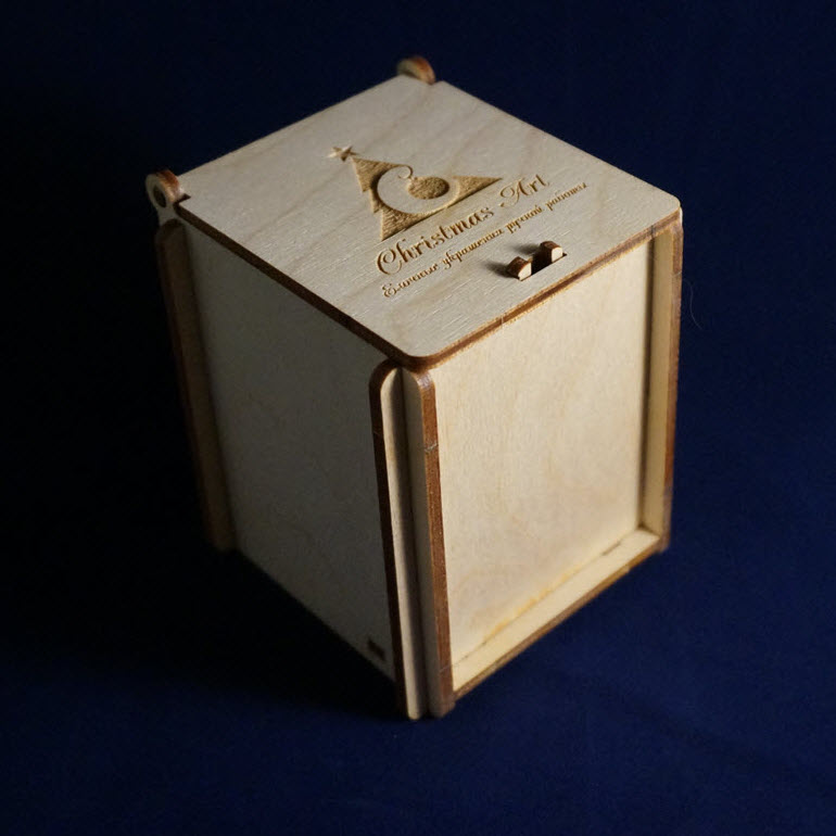 Упаковка для елочного украшения (6 см шар)