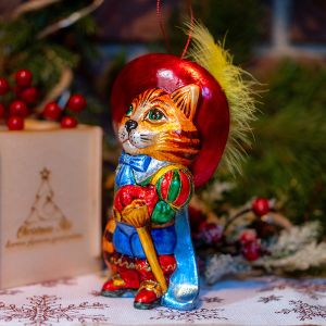 Елочная игрушка Кот в сапогах