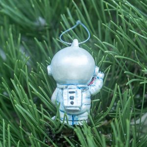 Елочная игрушка Космонавт Привет