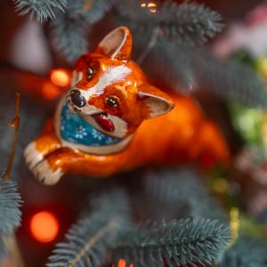 Елочная игрушка Корги