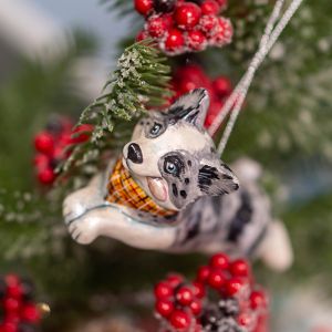 Елочная игрушка Корги