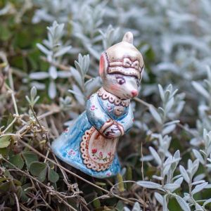 Елочная игрушка Мышка в платье