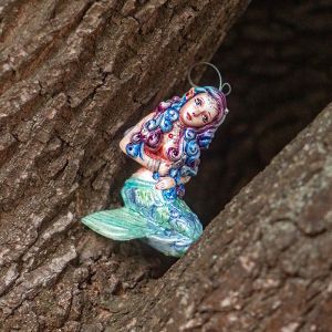 Елочная игрушка русалочка
