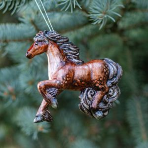 Елочная игрушка Лошадка Саврасая