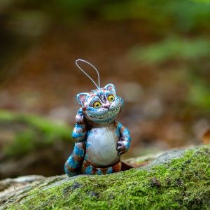 Елочная игрушка чеширский котейка