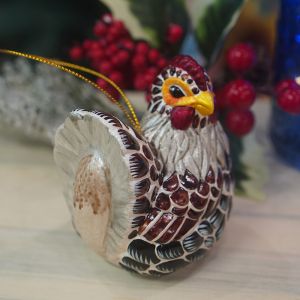 Елочная игрушка Курица