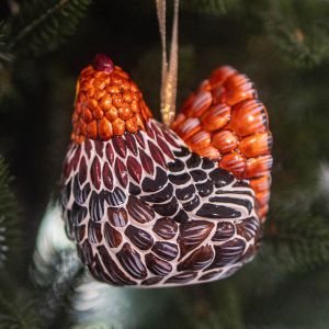 Елочная игрушка Курица