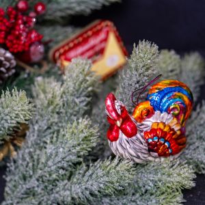 Елочная игрушка Петушок