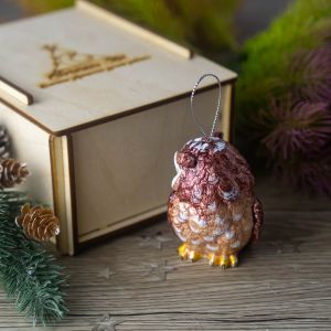 Елочная игрушка Филин лесной