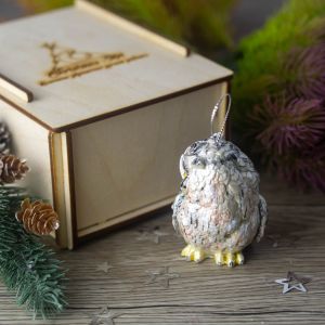 Елочная игрушка Филин ночной