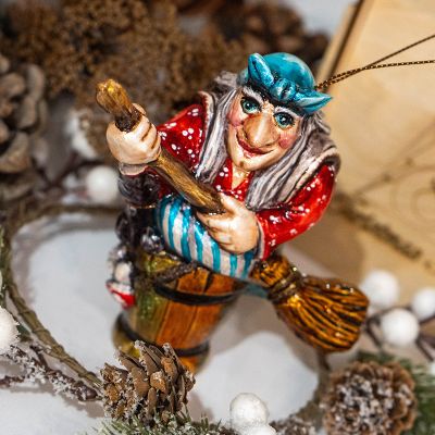 Елочная игрушка Бабушка Яга