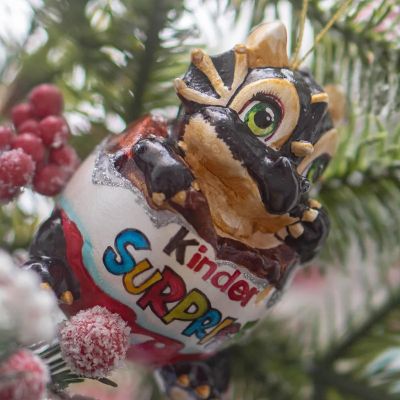 Елочная игрушка Дракон в яйце