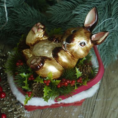 Елочная игрушка Заяц
