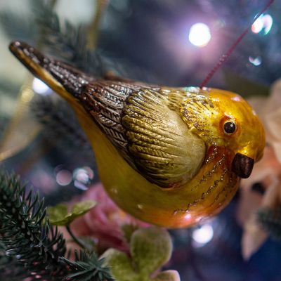 Елочная игрушка Золотая птица