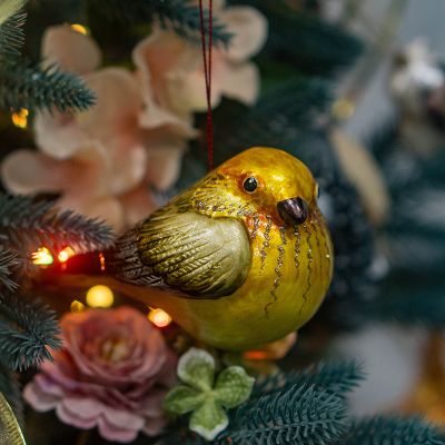 Елочная игрушка Золотая птица