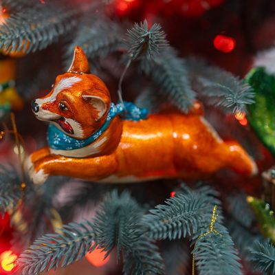 Елочная игрушка Корги