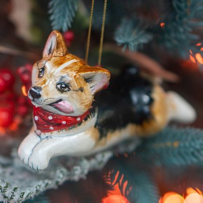 Елочная игрушка Корги