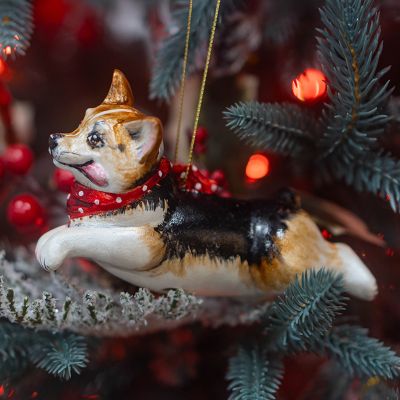 Елочная игрушка Корги