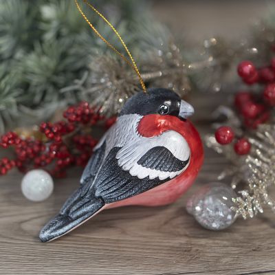 Елочная игрушка Снегирь