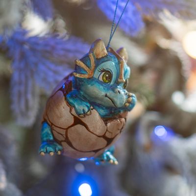 Елочная игрушка Дракон в яйце