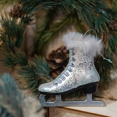Елочная игрушка конёк зимний