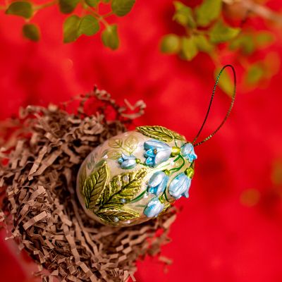 Пасхальное яйцо с подснежниками