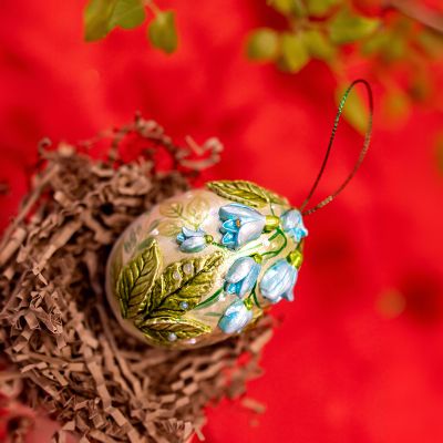 Пасхальное яйцо с подснежниками