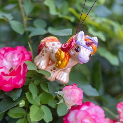 Елочная игрушка единорожка летняя