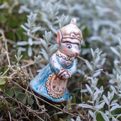 Елочная игрушка Мышка в платье