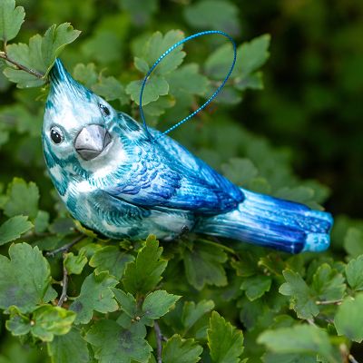 Елочная игрушка Синий кардинал