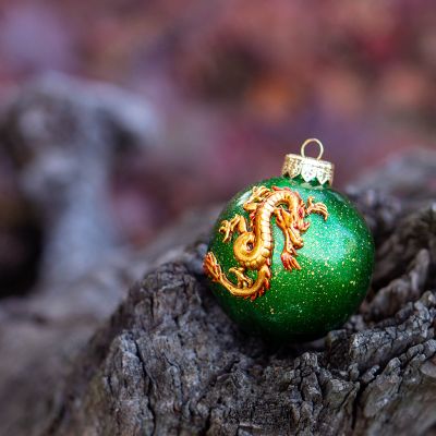 Елочный Шар с Драконом