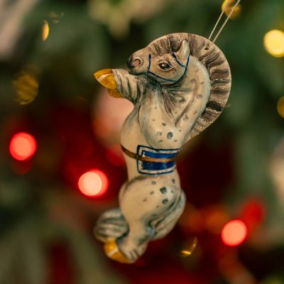 Елочная игрушка Лошадка на дыбах