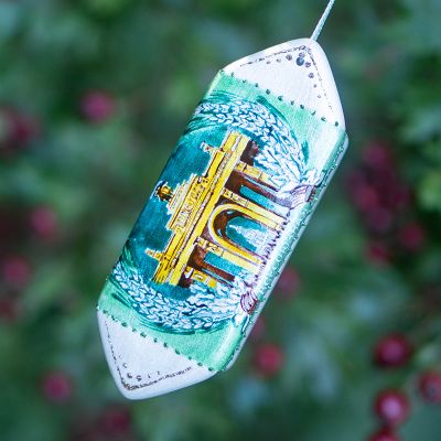 Елочная игрушка Конфета Арка главного входа ВДНХ