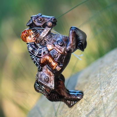 Елочная игрушка Мальчик на коне