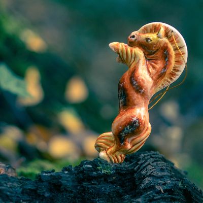 лочная игрушка Лошадка на дыбах огненная