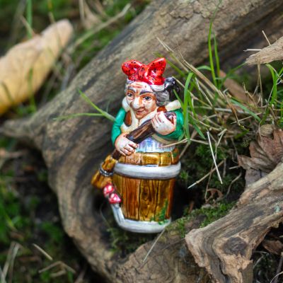 Елочная игрушка бабушка Яга