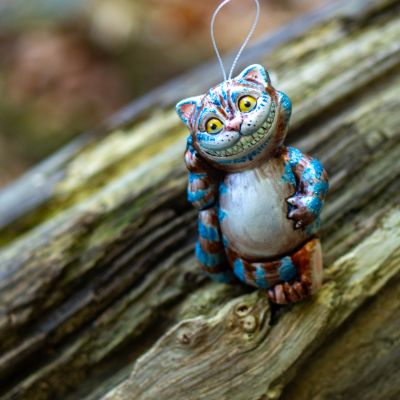 Елочная игрушка чеширский котейка