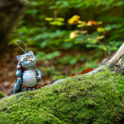 Елочная игрушка чеширский котейка