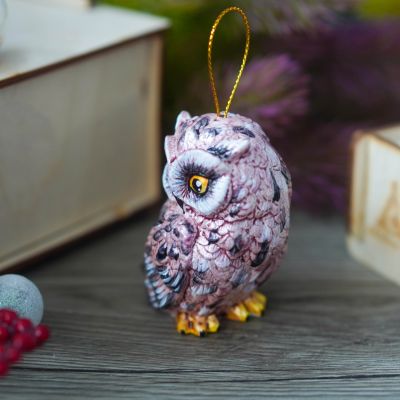 Елочная игрушка филин