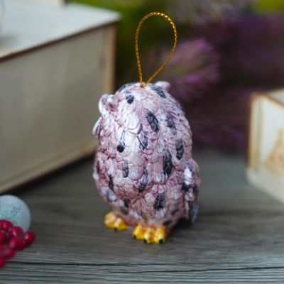 Елочная игрушка филин