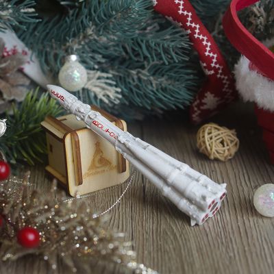Елочная игрушка космическая ракета Восток
