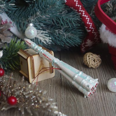Елочная игрушка ракета Восток