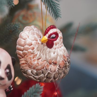 Елочная игрушка Курица