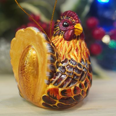 Елочная игрушка Курица