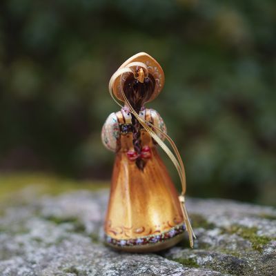 Елочная игрушка Снегурочка в сарафане