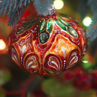 Елочная игрушка редька