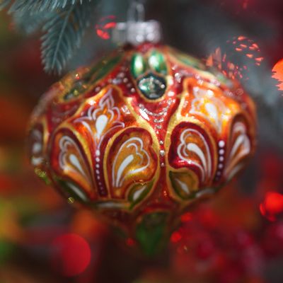 Елочная игрушка редька