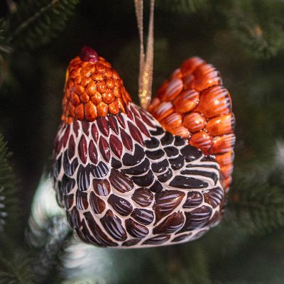 Елочная игрушка Курица