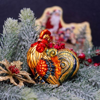 Елочная игрушка  Золотой Петушок