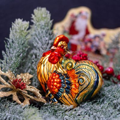 Елочная игрушка  Золотой Петушок